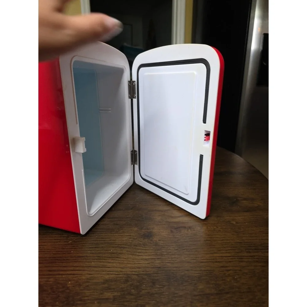 Coca-Cola Mini Fridge, 6 Can Mini Fridge, Cooler & Heater, Personal Retro Fridge